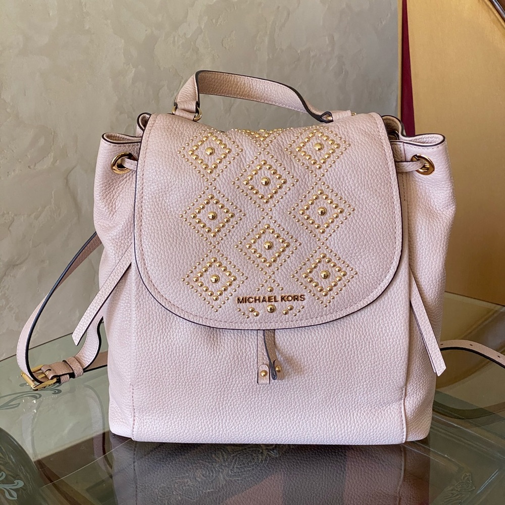 NwT Michael Kors Riley Large backpack leather